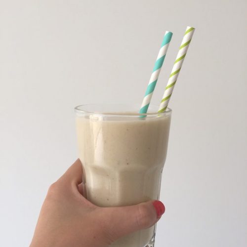 skinny bananenmilkshake