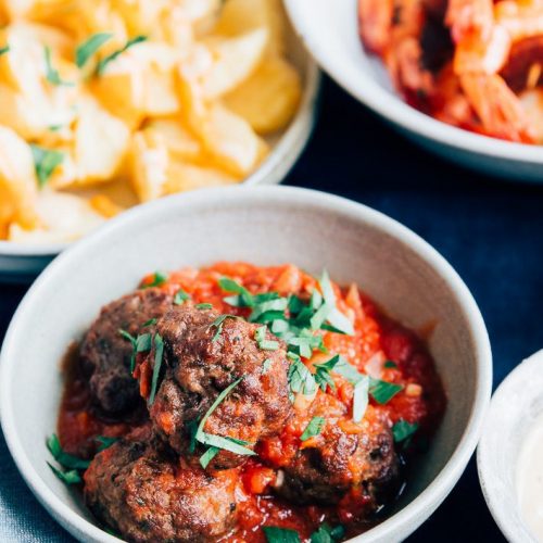 gehaktballetjes tomatensaus