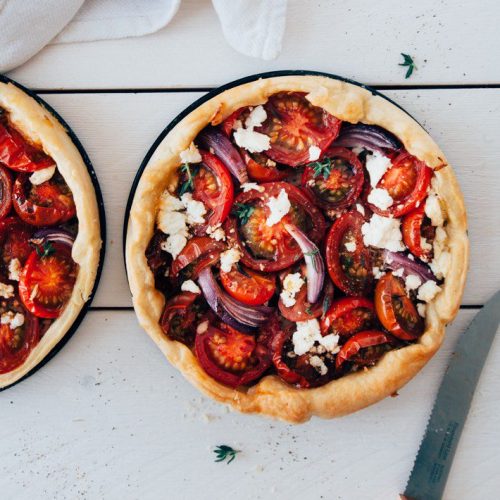 vegetarische hartige taart