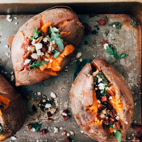zoete aardappel uit de oven