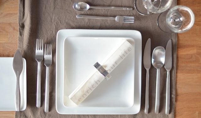 tafel dekken
