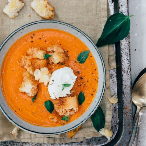 romige tomatensoep