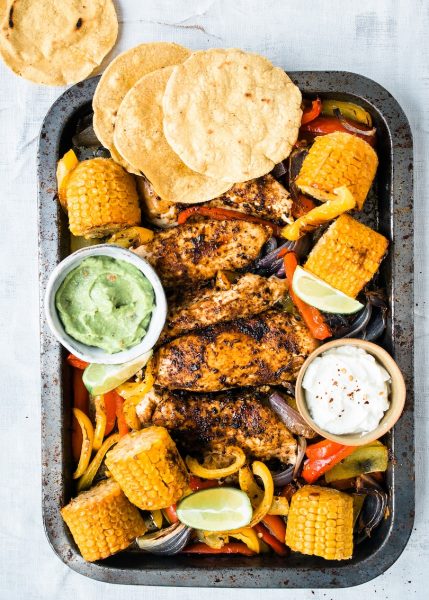 Kip fajita wraps
